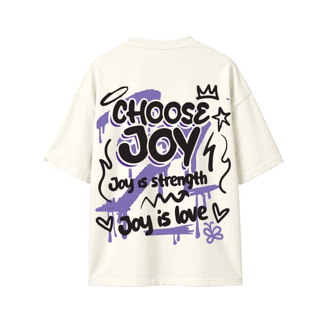 CHOOSE JOY OFF-WHITE - View 1
