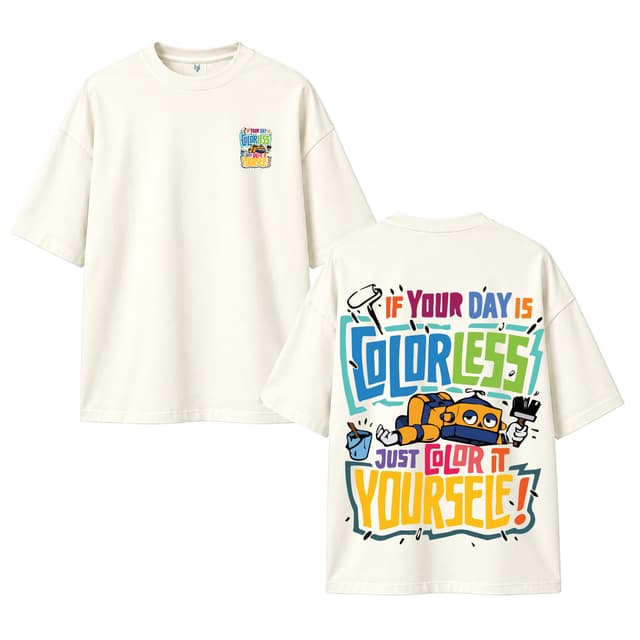 BOLD TEXT GRAPHIC 2 OFF-WHITE - View 2