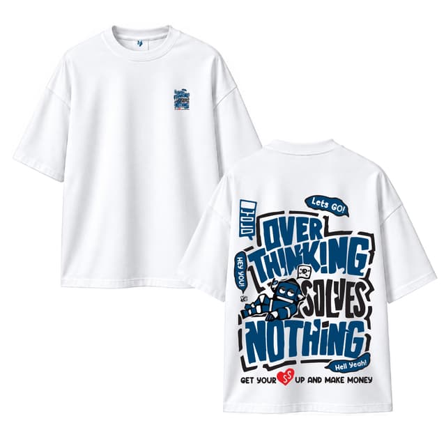 OVER THINKING WHITE - View 2