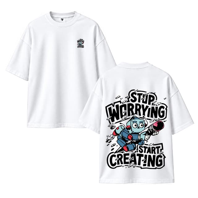 STOP WORRYING WHITE - View 2