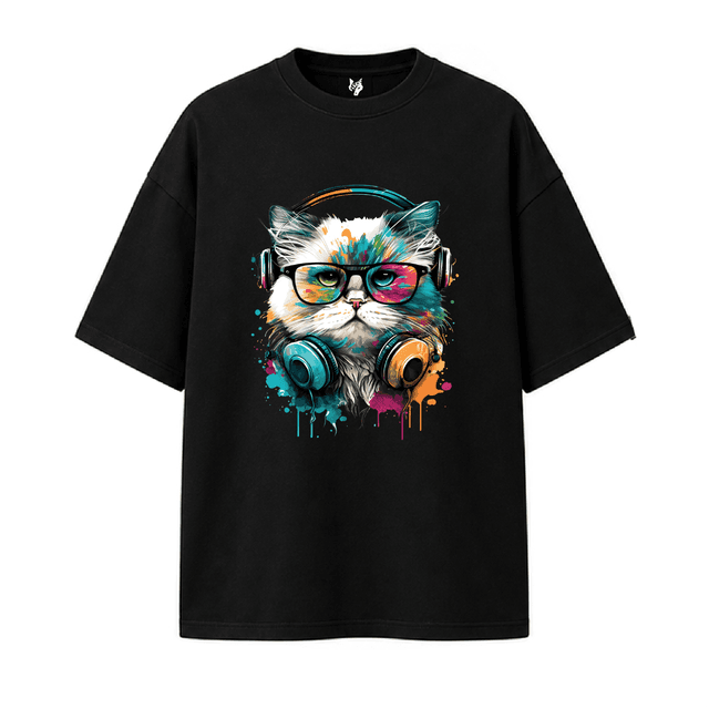 CAT PRINT BLACK - View 1