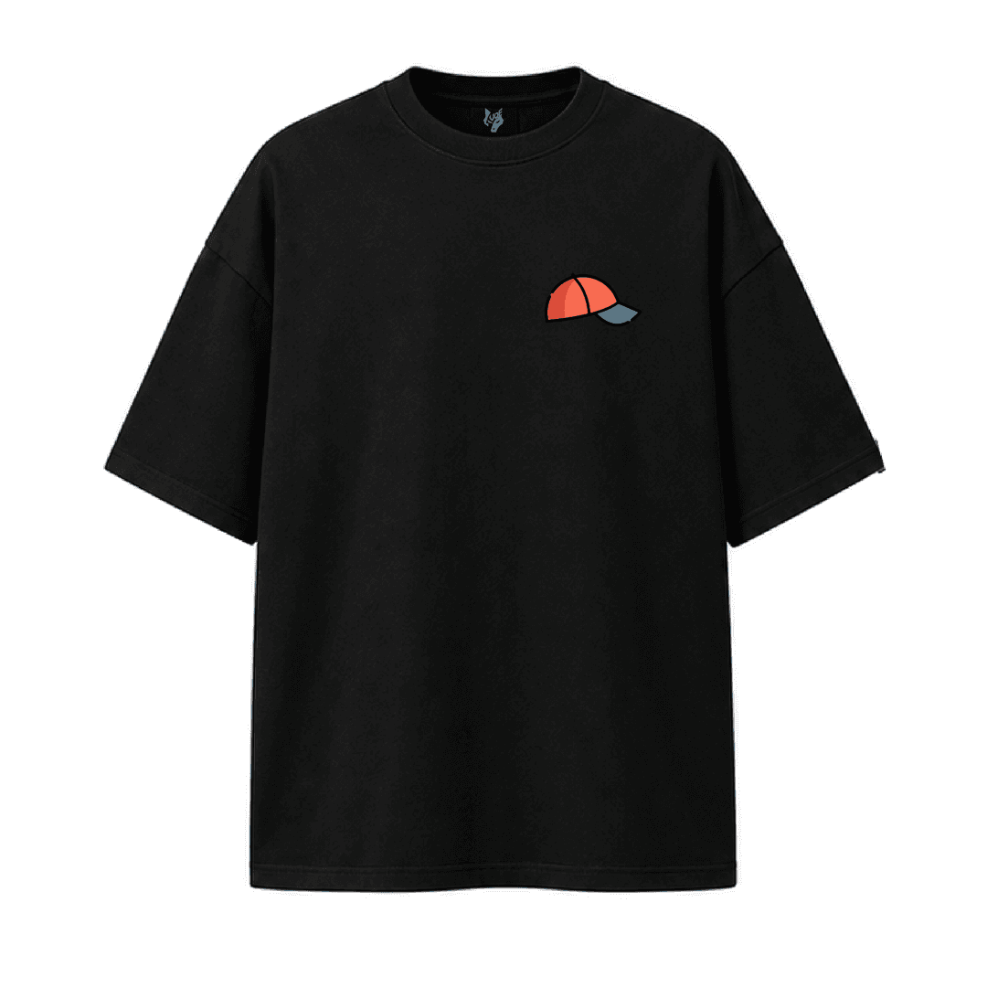 CAP PRINT BLACK