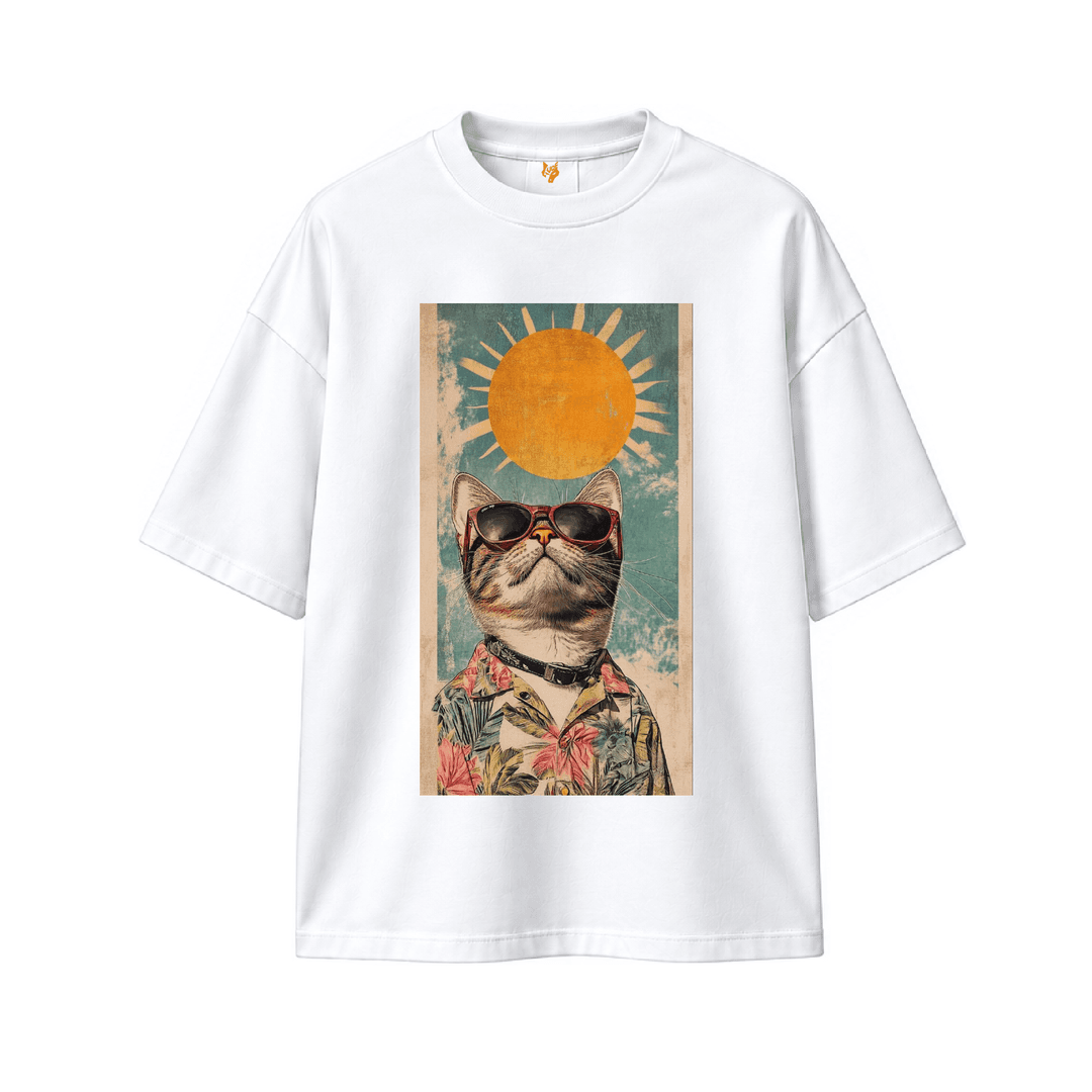 CAT PRINT WHITE